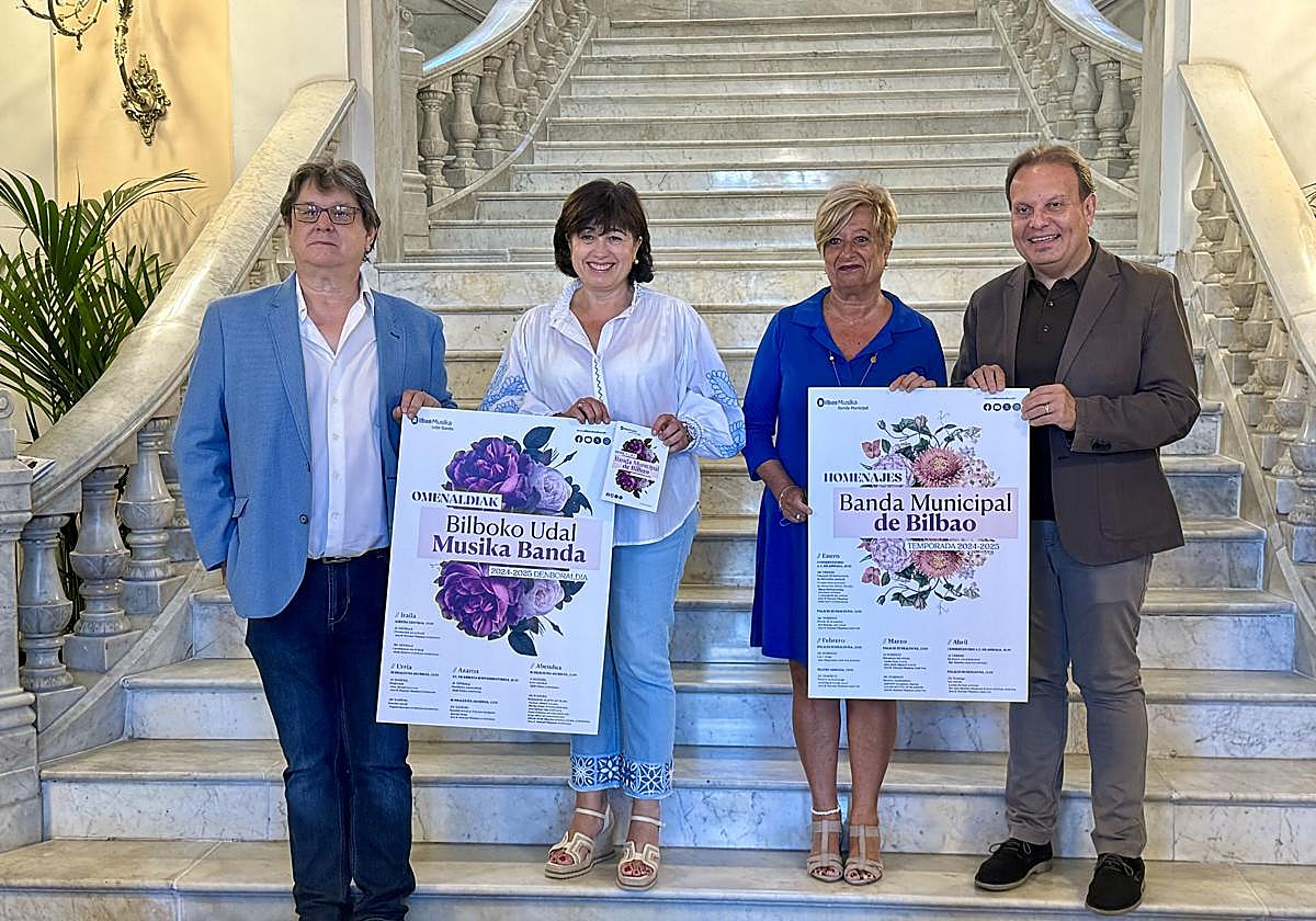 Presentación este martes de la temporada de la Banda Municipal de Bilbao.