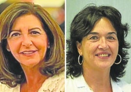 Susana López Altuna y Maite Martínez Zabaleta.