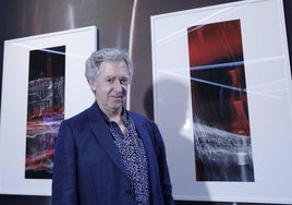 Darío Urzay, este martes en la presentación de sus obras en el Museo del Athletic.