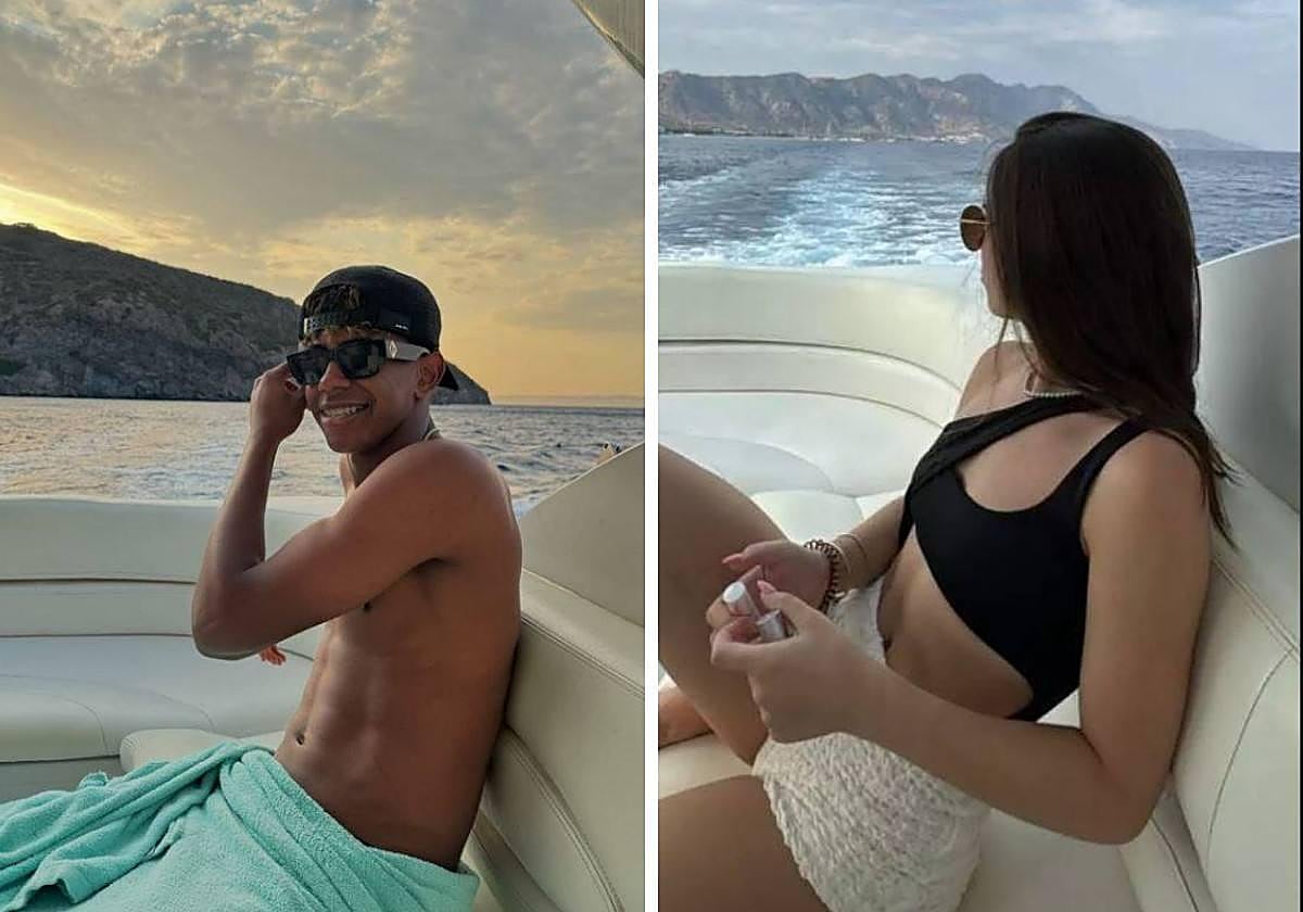 Las increíbles vacaciones de Lamine Yamal y su novia Álex Padilla en Grecia