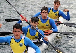 Los palistas mirandeses acabaron contentos.