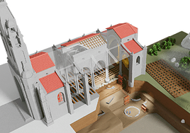 'Excavamos' la basílica de Begoña para explicar qué es lo que esperan encontrar bajo el templo