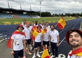 El improvisado desfile olímpico del equipo español de baloncesto a 200 kilómetros de París