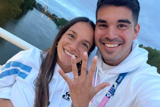 París, los Juegos Olímpicos del amor: la pedida de mano en el Sena entre dos deportistas argentinos