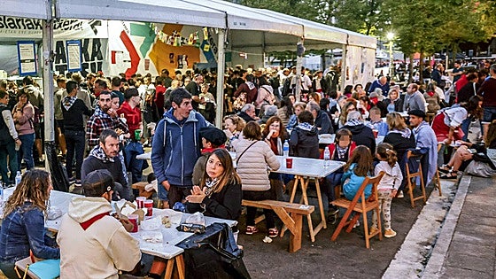 Las txosnas anuncian una movilización en contra de implantar el TicketBai