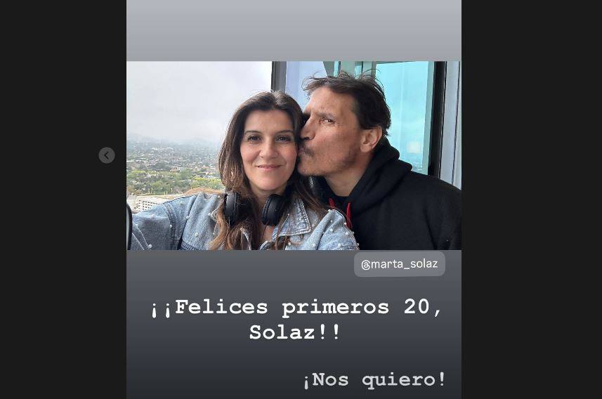 Una de las felicitaciones que le ha decido Sergio a Marta en las redes sociales.