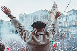 La txupinera anunciará la llegada de la mascota local 'Antero' a los lekeitiarras.