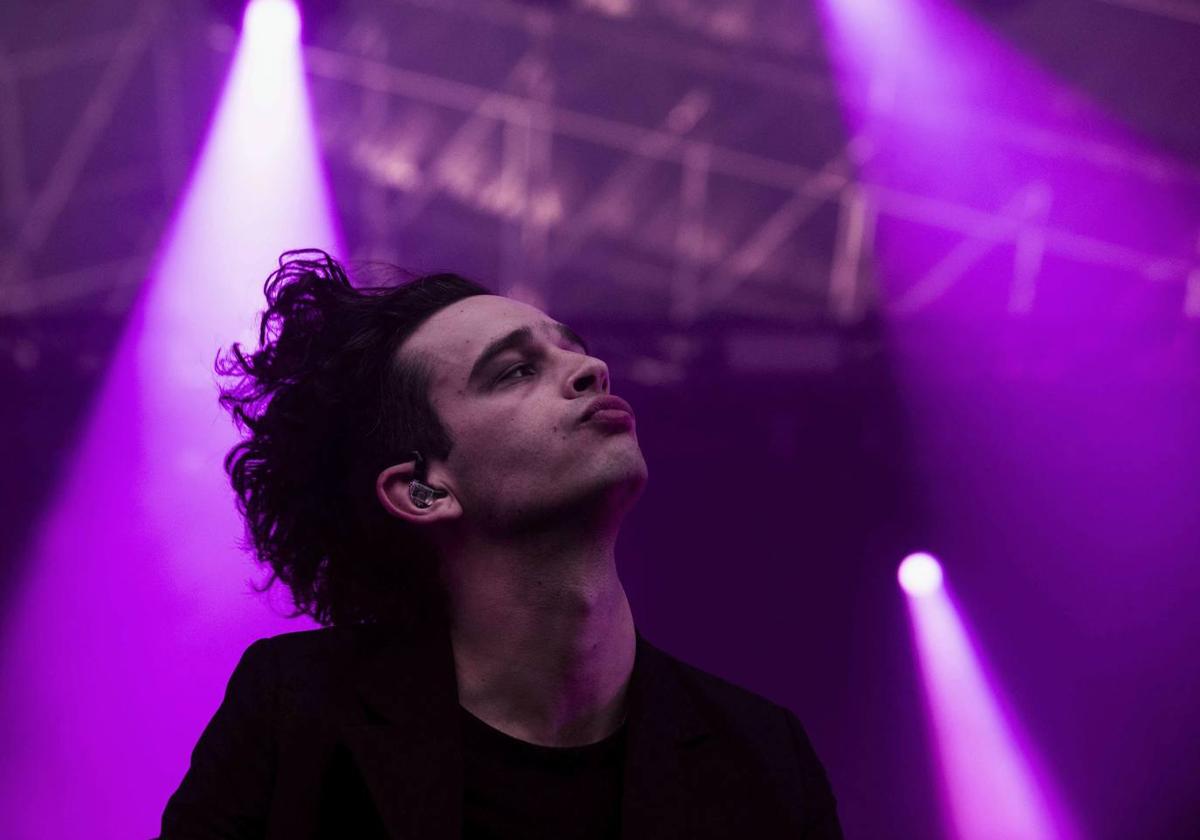 Actuación de The 1975 en el Bilbao BBK LIve en 2017.