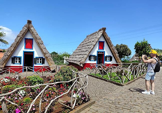 Las casas típicas de santa Ana.