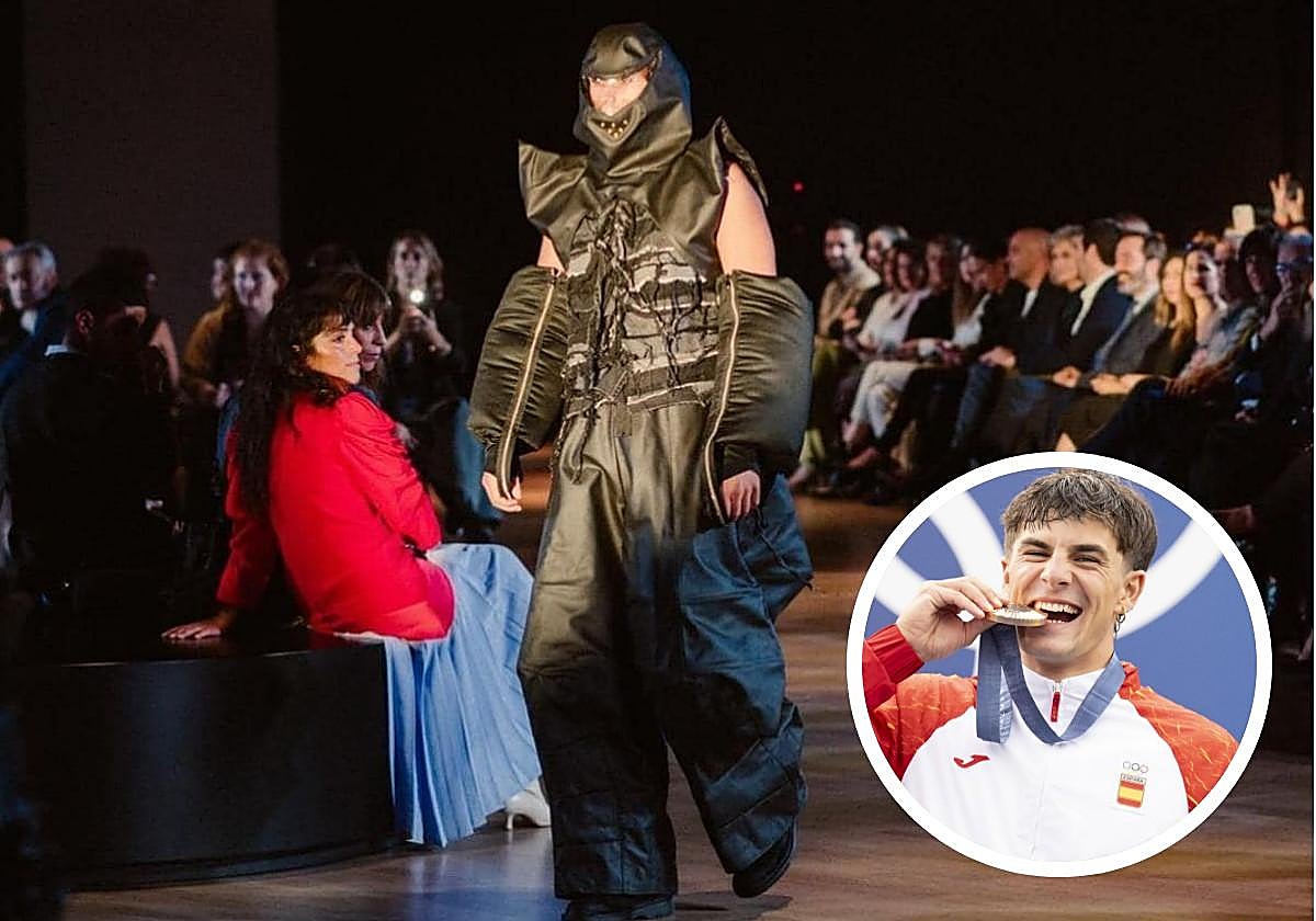 Un diseño de Pau Echániz, el pasado año en la pasarela organizada en el Museo Cristóbal Balenciaga dentro de San Sebastián Moda Festival.