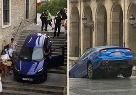 El accidente del lunes en las escaleras de San Bartolomé y otro de 2021 en la cuesta de San Francisco.