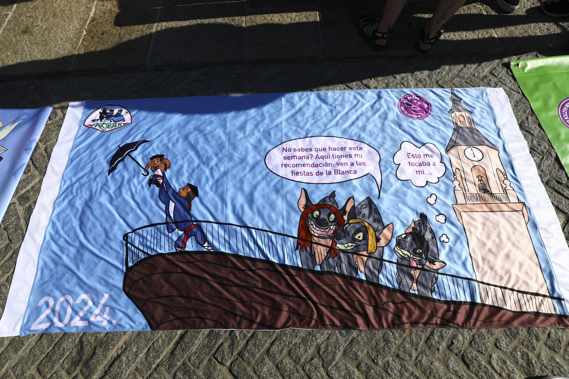 Las mejores fotos de las pancartas de fiestas de Vitoria