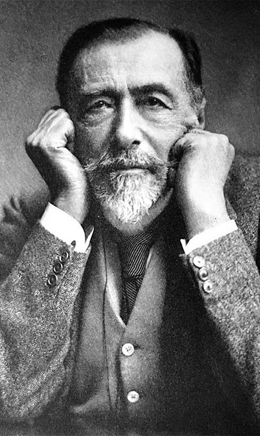 Imagen - Retrato de Joseph Conrad en su madurez, asentado ya en Inglaterra y lleno de recuerdos del mar.