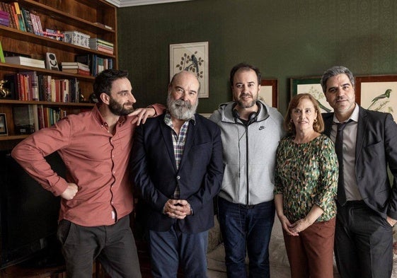 Rodaje de 'Cuerpo escombro', de Dani Rovira, en Bilbao