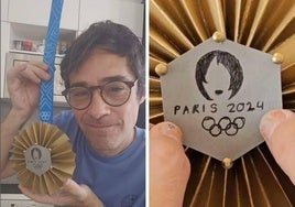 Jordi Cruz, de 'Art Attack', fabrica la medalla de oro «que se merecía ganar Carolina Marín»