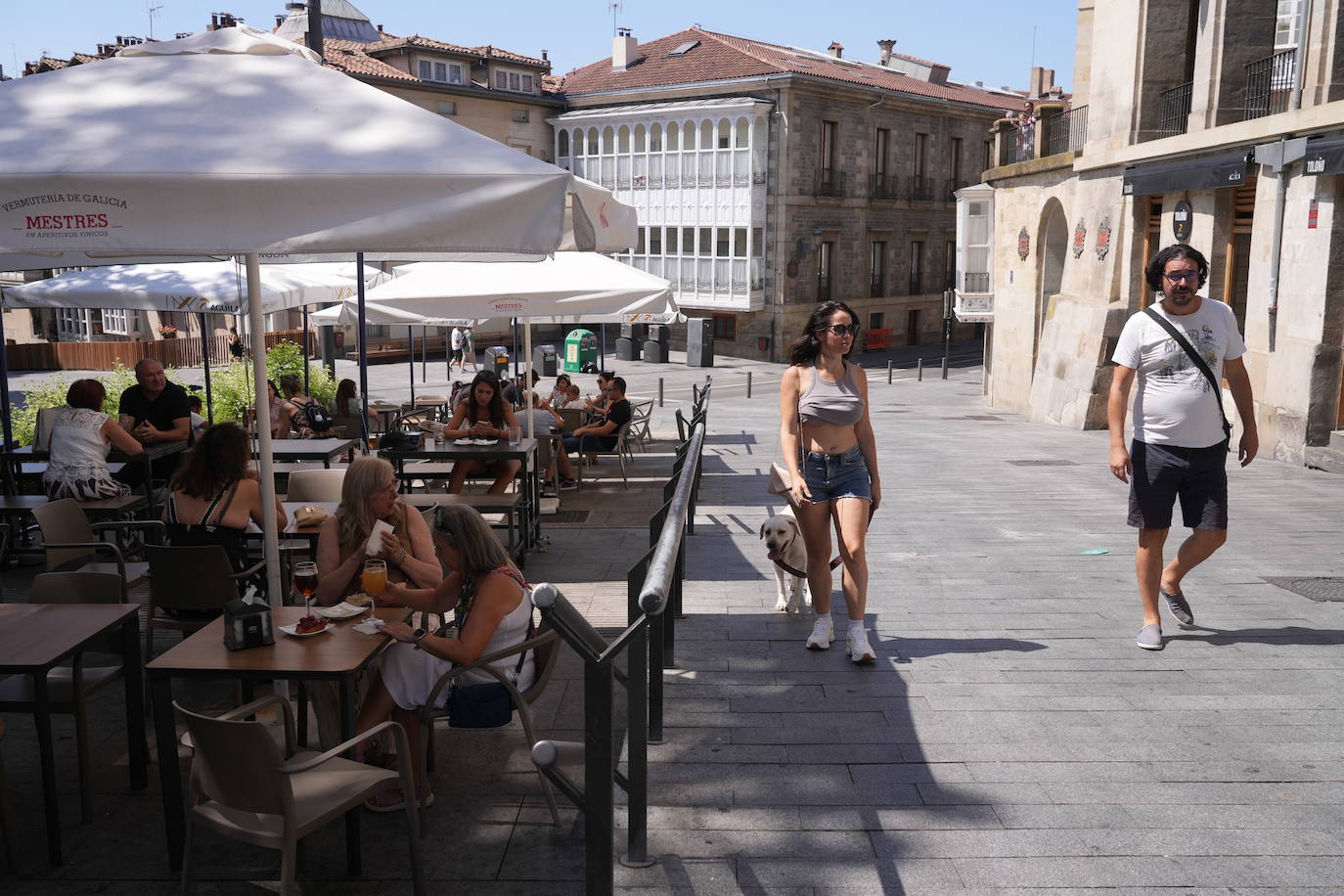 La alerta naranja en Álava, en imágenes