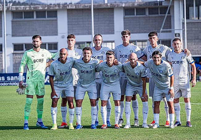 La alineación del Alavés ante Osasuna.