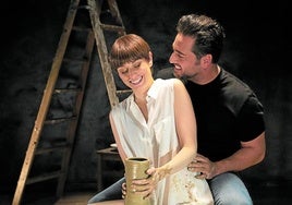 Ana Dachs y David Bustamante protagonizan la legendaria 'Ghost'.