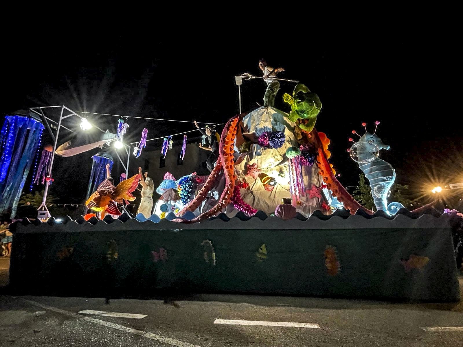 Desfile de carrozas en Amurrio