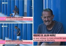 Las sobrecogedoras imágenes de Julián Muñoz tras salir del hospital