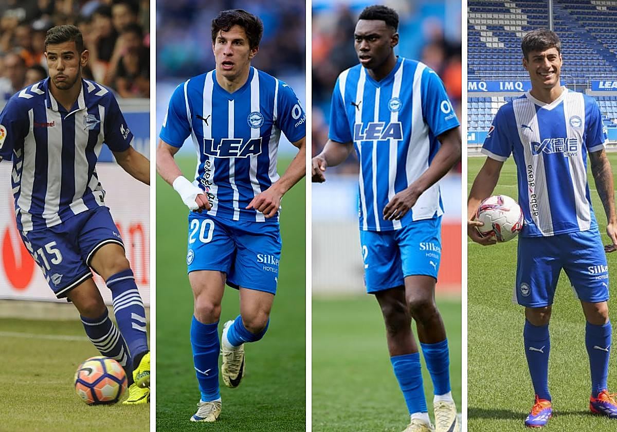 Theo Hernández, Giuliano Simeone, Samu Omorodion y Carlos Martín.