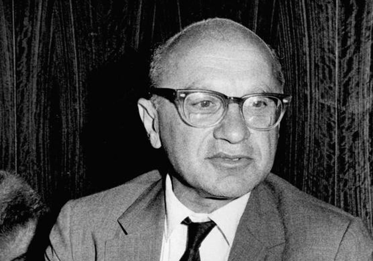 El estadounidense Milton Friedman.