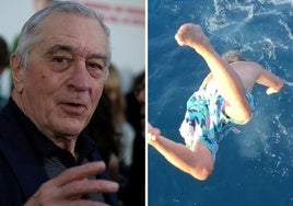 Robert De Niro celebra sus 81 años con un salto al agua de casi diez metros