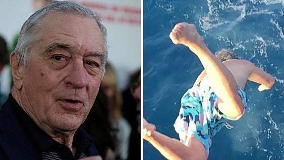 Robert De Niro celebra sus 81 años con un salto al agua de casi diez metros