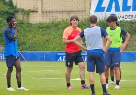 Guerrero, durante un entrenamiento en Urritxe.