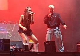 Mar Lucas y Almacor se repartieron el protagonismo de la noche del sábado en el Parque Europa de Bilbao.