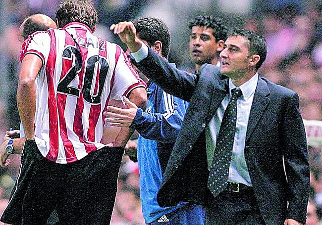 El técnico, en su primera temporada con el Athletic.