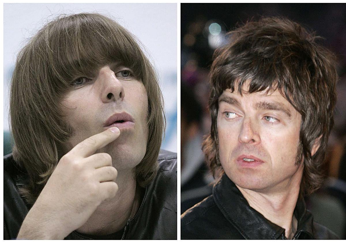Liam, a la izquierda, y Noel.