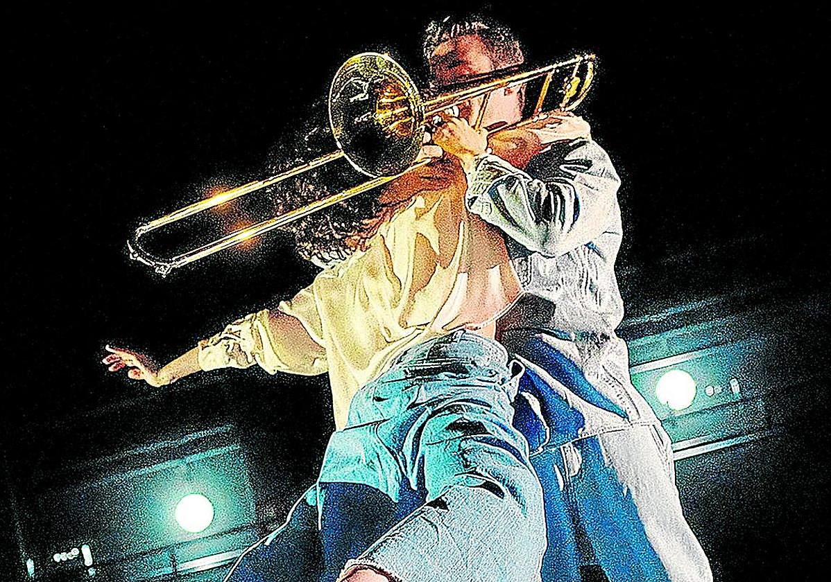 Melania Olcina en 'La declamación muda'.