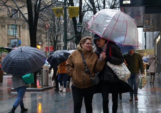 Mal tiempo en Bilbao.