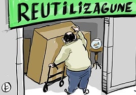 La tira de Cerrajería sobre el reciclaje en Álava