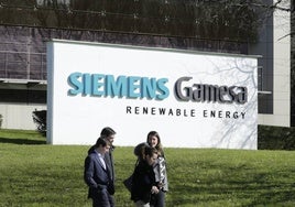 Exterior de la empres de Siemens Gamesa en Zamudio