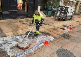 Las limpiezas intensivas comenzaron en julio en el Ensanche.