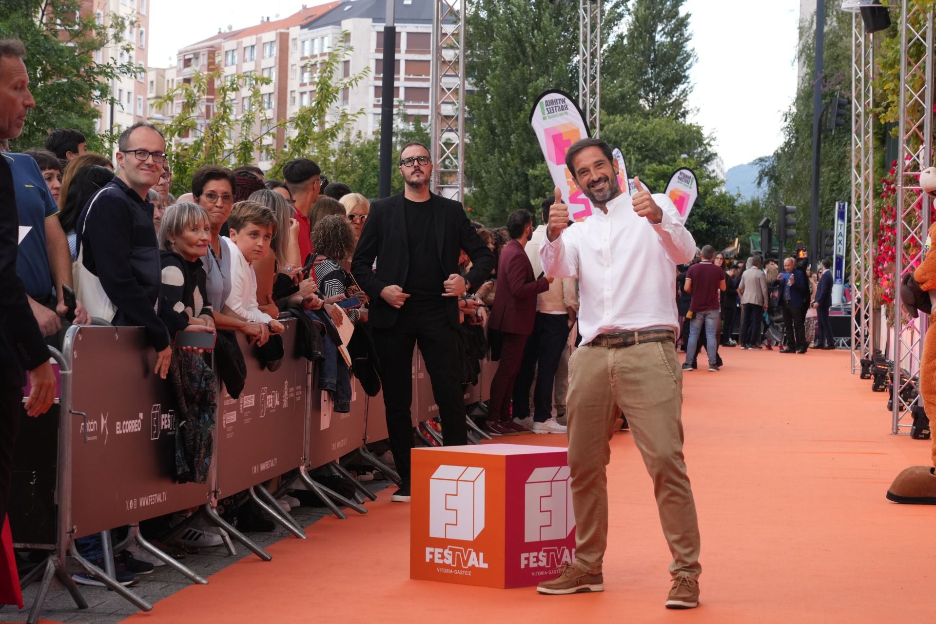 Las mejores imágenes de la alfombra naranja del FesTVal