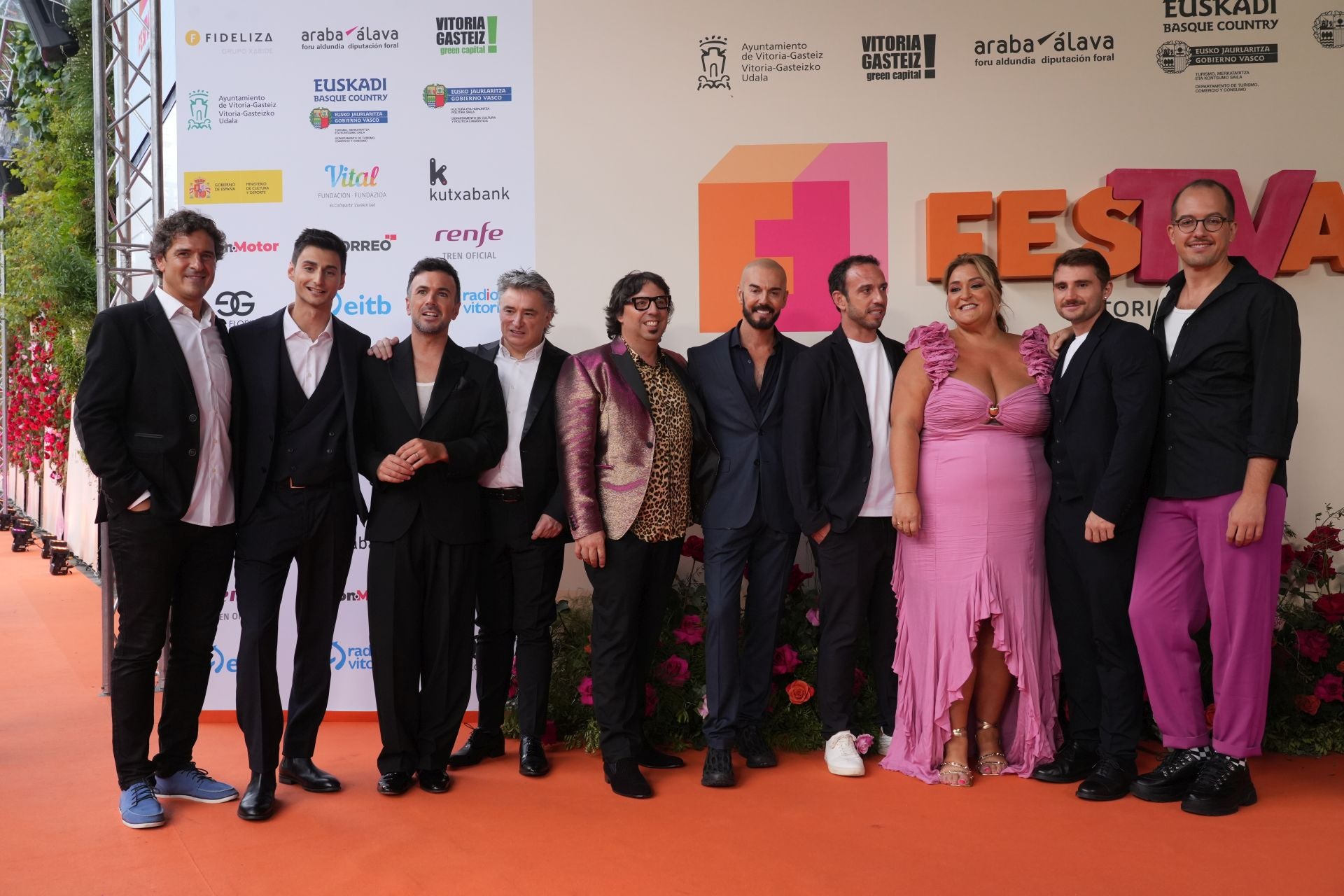 Las mejores imágenes de la alfombra naranja del FesTVal