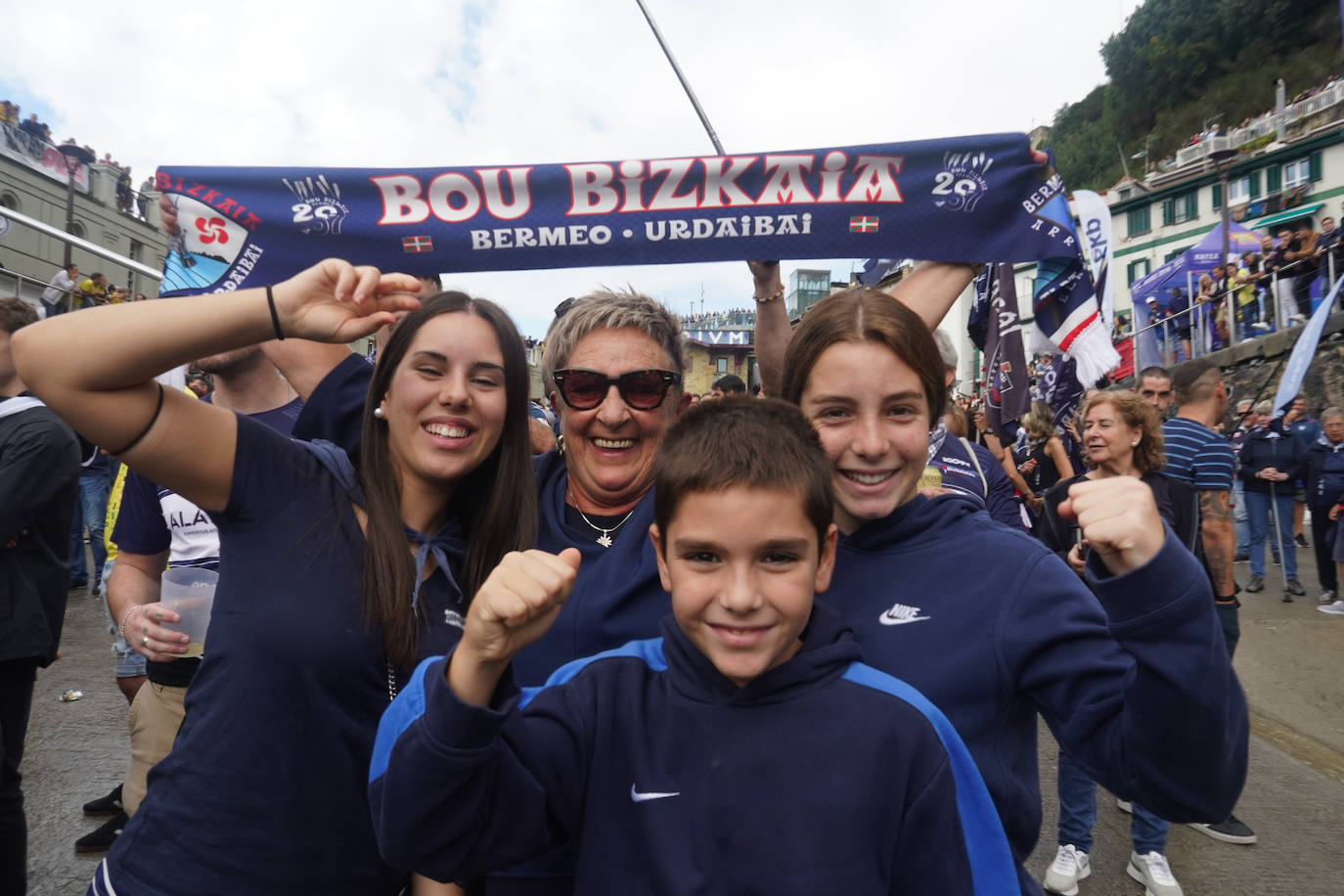 Exhibición de Urdaibai que se lleva la Bandera de La Concha