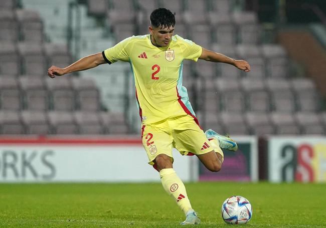 Novoa, con España sub-21.