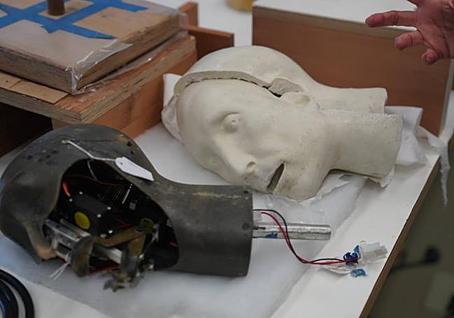 Las cabezas de la obra de Juan Muñoz.