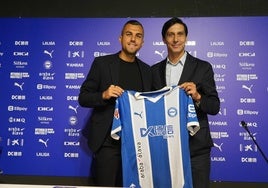 Jordán y Sergio Fernández, durante su presentación.