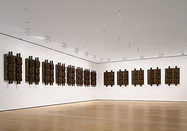 La obra 'Sin título', de Jannis Kounellis.