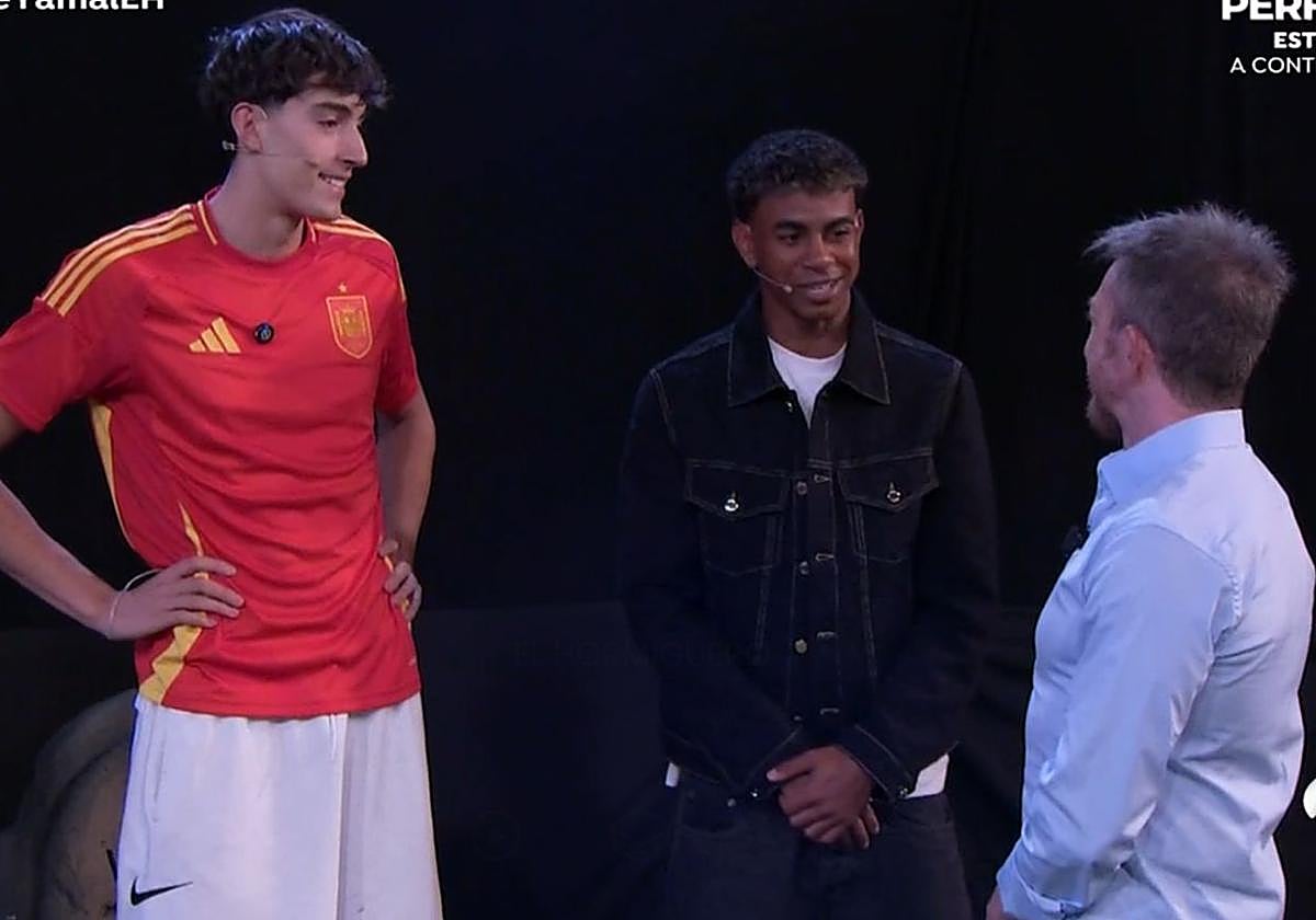 Yamal en 'El Hormiguero'.