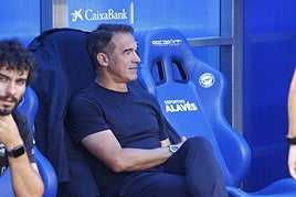 Luis García pide «tranquilidad» con el Alavés, «que nos estamos viniendo un poco arriba»