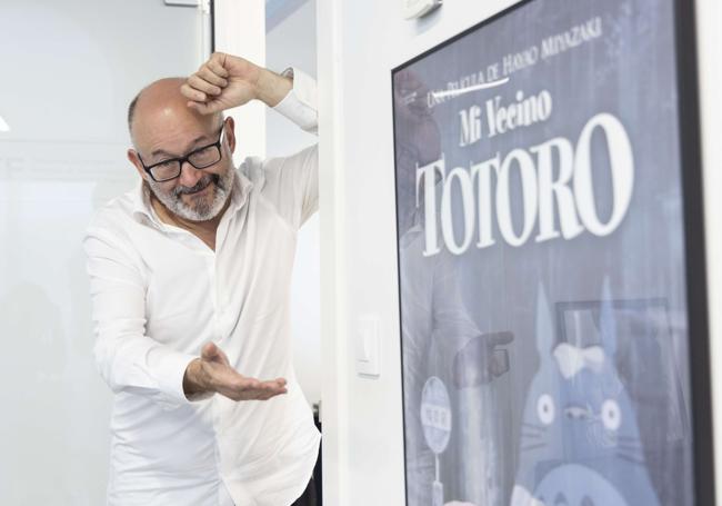 José Luis Rebordinos en su despacho en las oficinas del festival en Tabakalera.