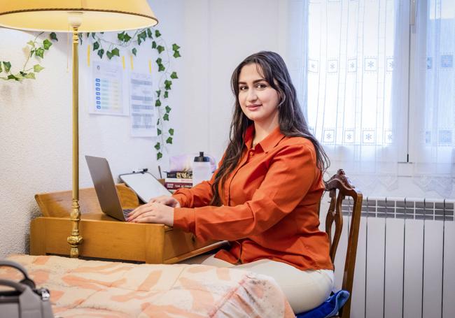 Sara, que salió de Siria con su familia, cursa ahora Ingeniería Química en la UPV.