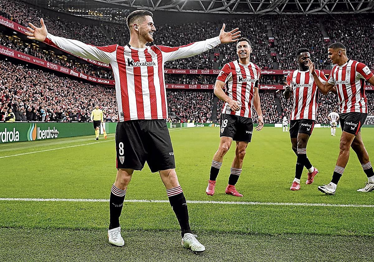 Sancet marcó los tres goles del Athletic en una gran tarde en San Mamés