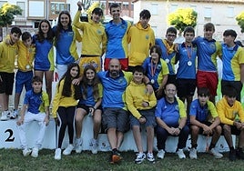 Foto de familia del club tras la última prueba disputada.